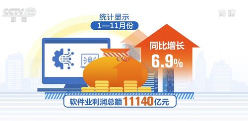 今年前11個(gè)月 我國軟件業(yè)務(wù)收入同比增長(zhǎng)10.4
